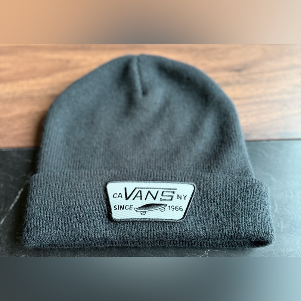 Vans Milford Beanie, Black, New Without Tags